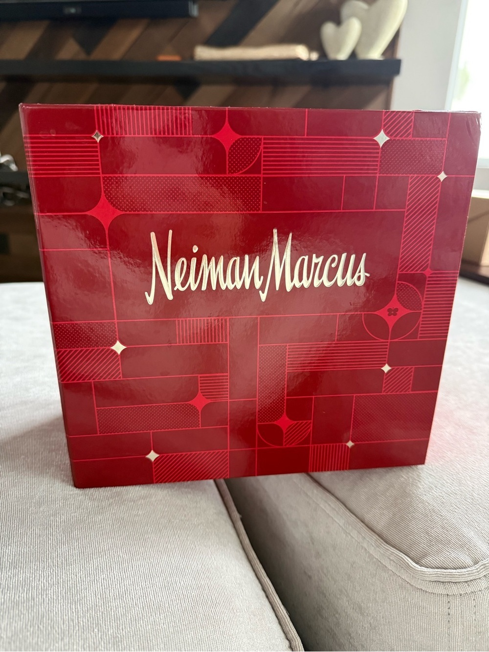 Neiman Marcus Red Box with Gold Logo
